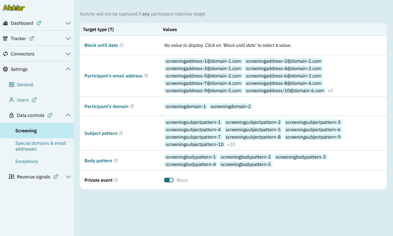 Data controls overview